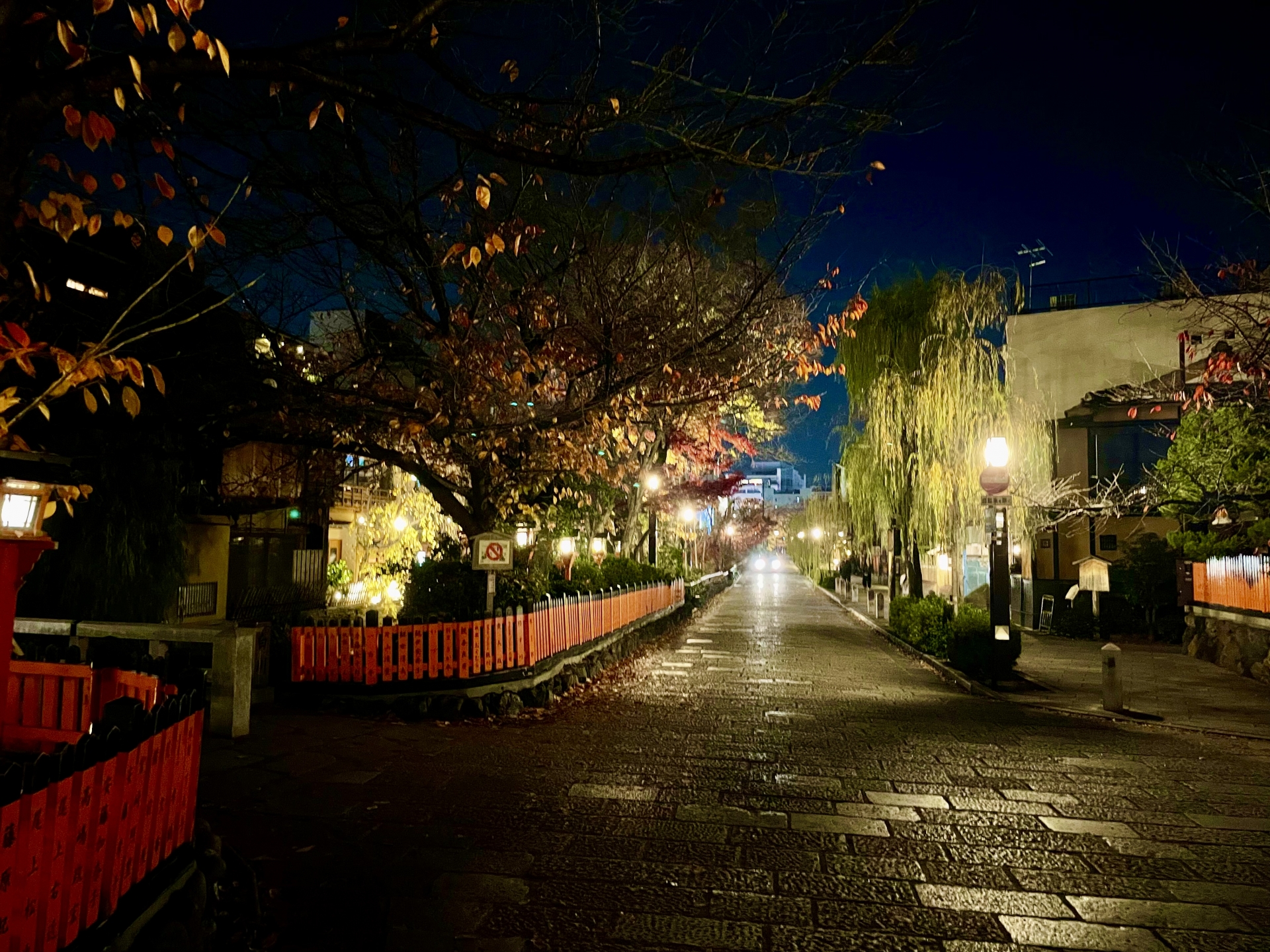 祇園白川の風景