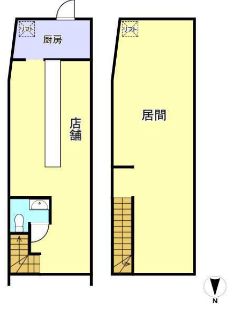出町柳駅前テナント 間取り